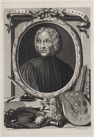 KG 11742
<br/>
Portret Johannes Gerson
<br/>
<em>Surugue, Louis (1686-1762)</em>